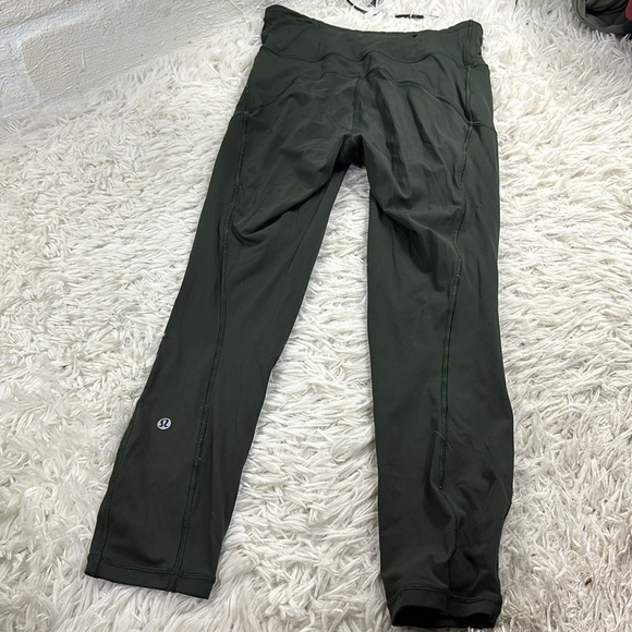 Lululemon Final Lap Crop *23" Evergreen - Picture 4 of 7